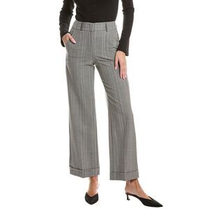 Peserico Womens  Wool-Blend Pant, Grey